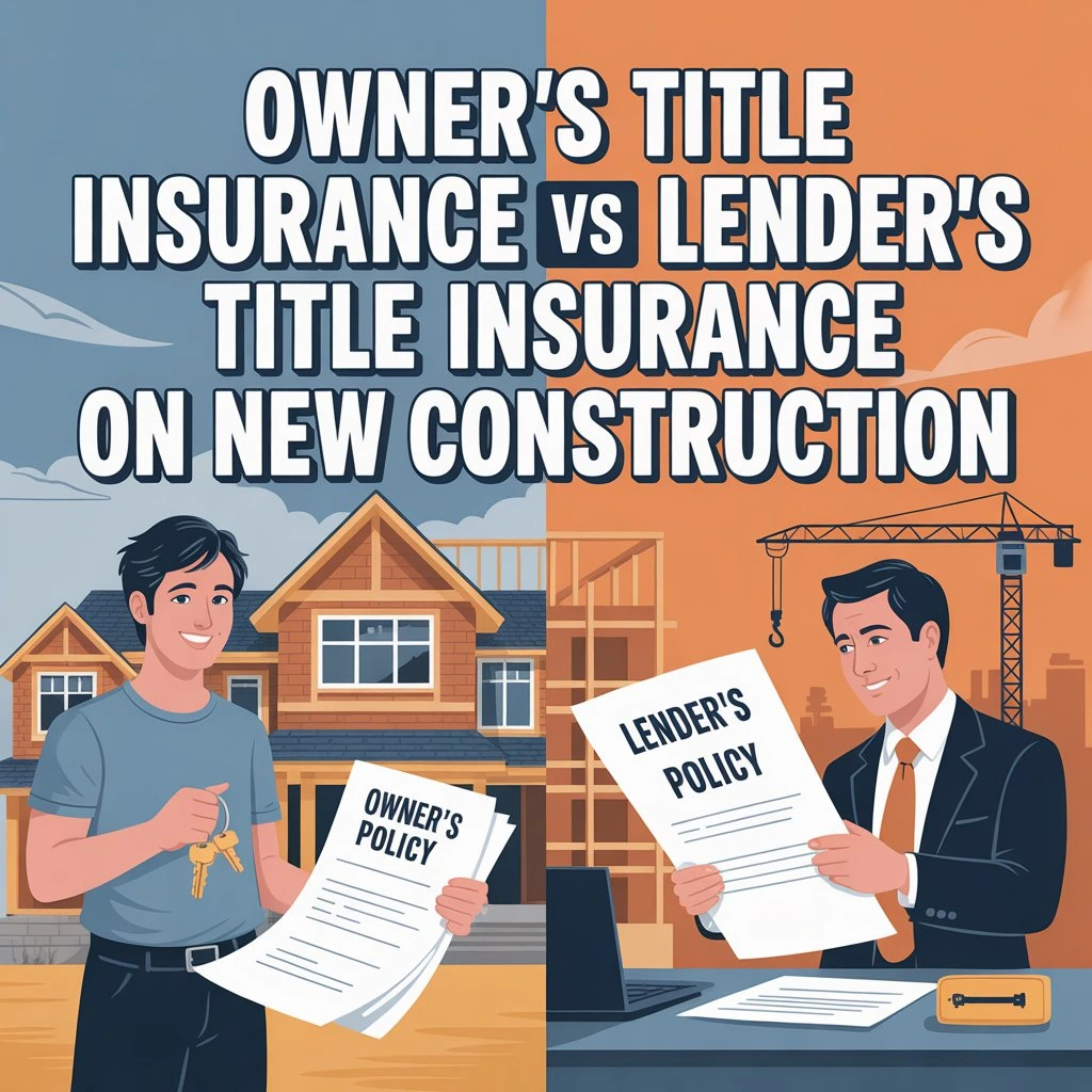 Owner's Title Insurance vs Lender's Title Insurance on New Construction