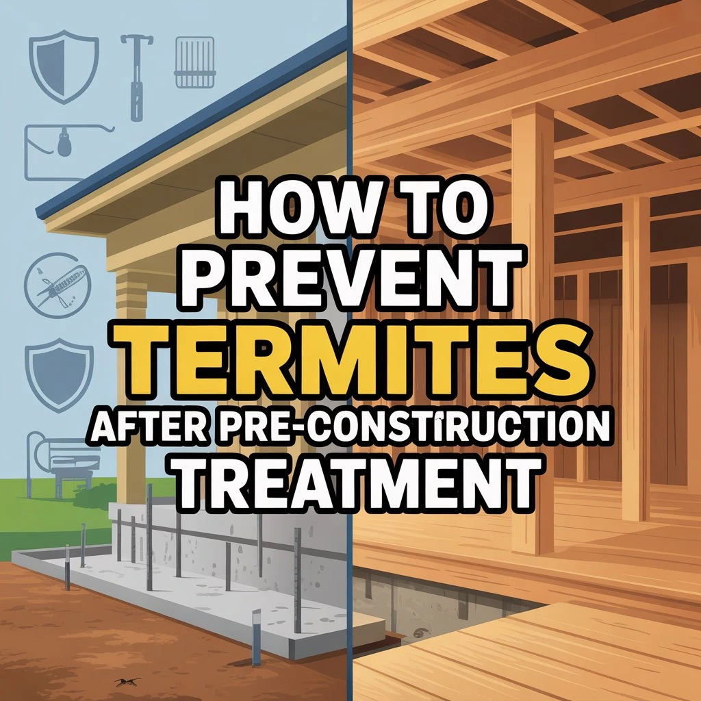 How to Prevent Termites After Pre-Construction Treatment